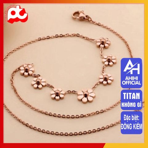Dây Chuyền Nữ Titan Cao Cấp - Sang Trọng, Tinh Tế, Kháng Oxy Hóa, Không Đen, An Toàn Cho Da - Phụ Kiện Thời Trang Nữ 3H JEWELRY