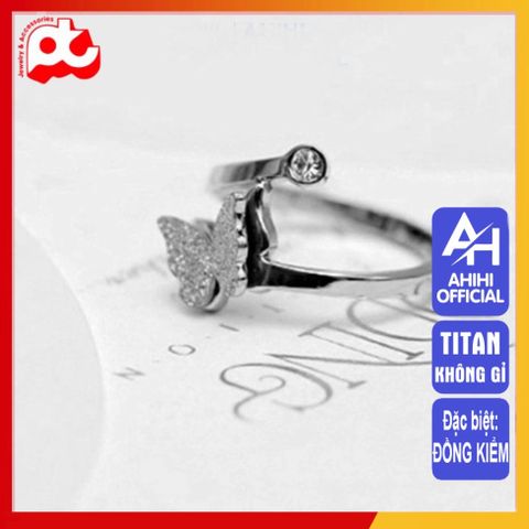 Nhẫn Nữ Titan Cao Cấp - Thiết Kế Thanh Lịch, Không Gỉ, Đa Dạng Màu Sắc, Phù Hợp Mọi Phong Cách Thời Trang