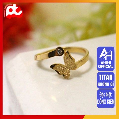 Nhẫn Nữ Titan Cao Cấp - Thiết Kế Thanh Lịch, Không Gỉ, Đa Dạng Màu Sắc, Phù Hợp Mọi Phong Cách Thời Trang
