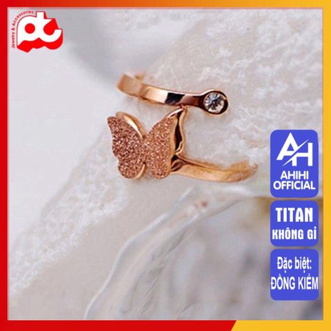 Nhẫn Nữ Titan Cao Cấp - Thiết Kế Thanh Lịch, Không Gỉ, Đa Dạng Màu Sắc, Phù Hợp Mọi Phong Cách Thời Trang