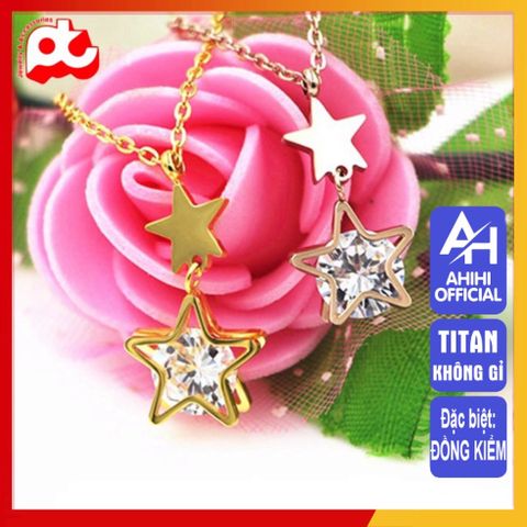 Dây Chuyền Nữ Titan Cao Cấp - Thiết Kế Tinh Tế, Sang Trọng Chống Gỉ và Trầy Xước - Trang Sức Phụ Kiện Thời Trang Nữ
