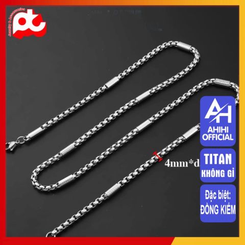 Dây Chuyền Nam Titan Cao Cấp - Phong Cách Mạnh Mẽ, Đẳng Cấp Với Thiết Kế Hiện Đại, Chống Trầy Xước, Quà Tặng Ý Nghĩa 3H JEWELRY