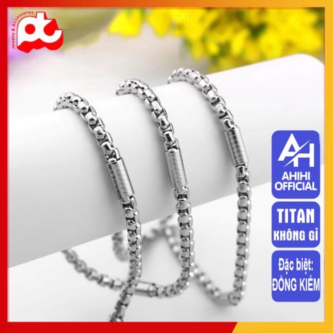 Dây Chuyền Nam Titan Cao Cấp - Phong Cách Mạnh Mẽ, Đẳng Cấp Với Thiết Kế Hiện Đại, Chống Trầy Xước, Quà Tặng Ý Nghĩa 3H JEWELRY