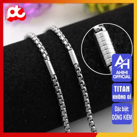 Dây Chuyền Nam Titan Cao Cấp - Phong Cách Mạnh Mẽ, Đẳng Cấp Với Thiết Kế Hiện Đại, Chống Trầy Xước, Quà Tặng Ý Nghĩa 3H JEWELRY
