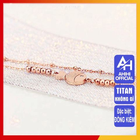 Lắc Chân Nữ Titan Cao Cấp - Thiết Kế Sang Trọng, Không Gỉ, An Toàn Cho Da, Dành Cho Phong Cách Thời Trang Nữ