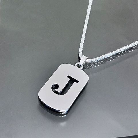Dây Chuyền Titan Thời Trang Unisex - Vòng Cổ Chữ Cái 26 Ký Tự, Trang Sức Cao Cấp, Quà Tặng Độc Đáo cho Bạn Trẻ
