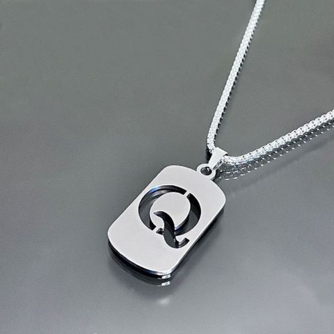 Dây Chuyền Titan Thời Trang Unisex - Vòng Cổ Chữ Cái 26 Ký Tự, Trang Sức Cao Cấp, Quà Tặng Độc Đáo cho Bạn Trẻ