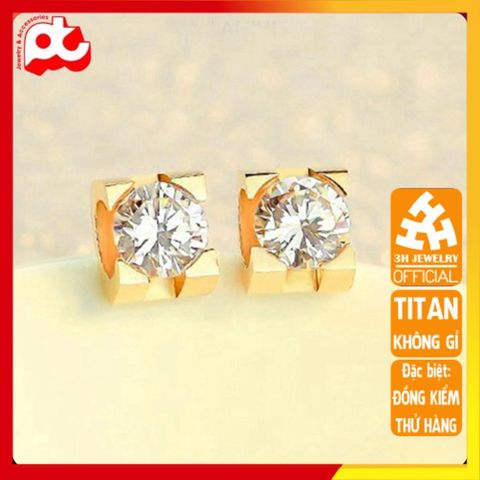 Bông Tai Nữ Titan Cao Cấp - Thanh Lịch, Bền Bỉ, Không Đen, An Toàn Cho Da, Nhiều Màu Sắc Sang Trọng - Quà Tặng Ý Nghĩa