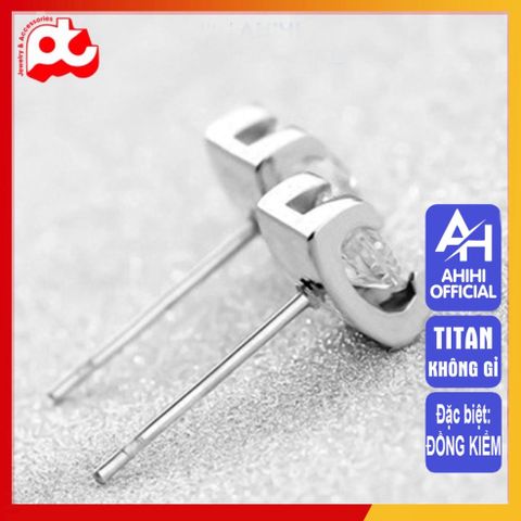 Bông Tai Nữ Titan Cao Cấp - Thanh Lịch, Bền Bỉ, Không Đen, An Toàn Cho Da, Nhiều Màu Sắc Sang Trọng - Quà Tặng Ý Nghĩa