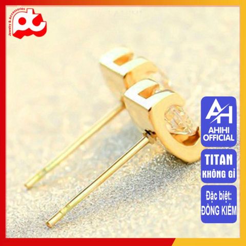 Bông Tai Nữ Titan Cao Cấp - Thanh Lịch, Bền Bỉ, Không Đen, An Toàn Cho Da, Nhiều Màu Sắc Sang Trọng - Quà Tặng Ý Nghĩa