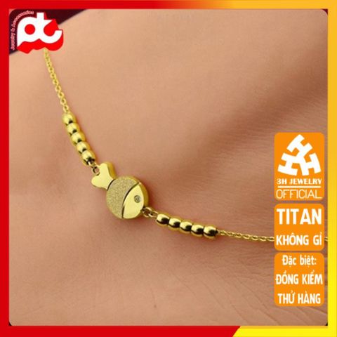 Lắc Chân Nữ Titan Cao Cấp - Thiết Kế Thanh Lịch, Không Gỉ, An Toàn Cho Da - Quà Tặng Hoàn Hảo Cho Phái Nữ