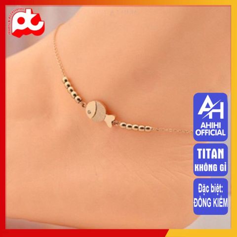 Lắc Chân Nữ Titan Cao Cấp - Thiết Kế Thanh Lịch, Không Gỉ, An Toàn Cho Da - Quà Tặng Hoàn Hảo Cho Phái Nữ