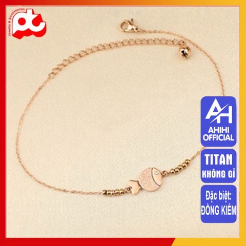 Lắc Chân Nữ Titan Cao Cấp - Thiết Kế Thanh Lịch, Không Gỉ, An Toàn Cho Da - Quà Tặng Hoàn Hảo Cho Phái Nữ