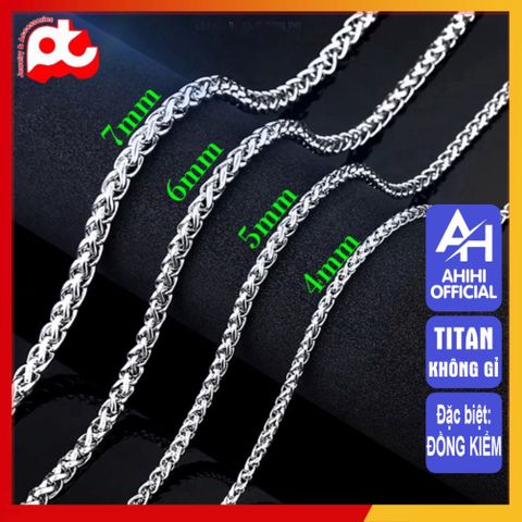Dây Chuyền Nam Titan Cao Cấp - Phong Cách Mạnh Mẽ, Thời Trang Nhiều Kiểu Dáng, Chất Liệu Không Gỉ, An Toàn Cho Da