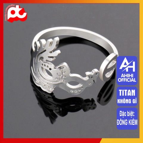 Nhẫn Nữ Titan Cao Cấp - Thiết Kế Thanh Lịch, Chống Gỉ, Điều Chỉnh Size, Phụ Kiện Thời Trang Sang Trọng cho Phái Đẹp
