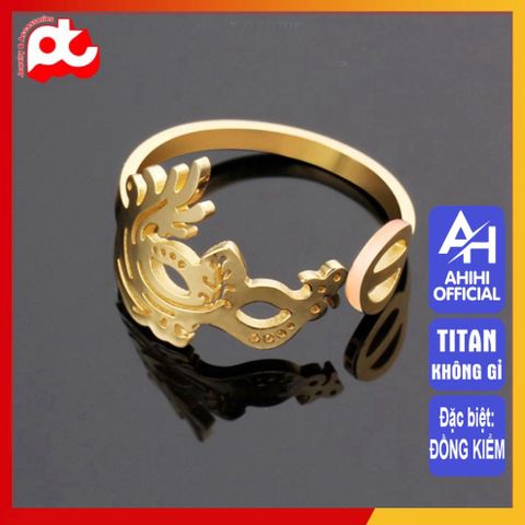 Nhẫn Nữ Titan Cao Cấp - Thiết Kế Thanh Lịch, Chống Gỉ, Điều Chỉnh Size, Phụ Kiện Thời Trang Sang Trọng cho Phái Đẹp