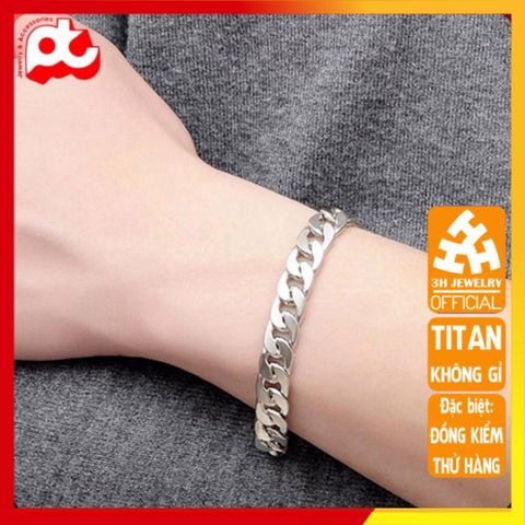 Lắc Tay Nam Titan Cao Cấp 7mm - Phụ Kiện Thời Trang Nam Mạnh Mẽ, Chống Gỉ, Thiết Kế Độc Đáo, Quà Tặng Ý Nghĩa