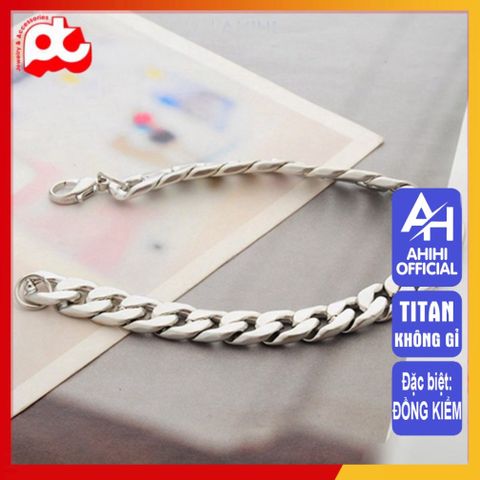 Lắc Tay Nam Titan Cao Cấp 7mm - Phụ Kiện Thời Trang Nam Mạnh Mẽ, Chống Gỉ, Thiết Kế Độc Đáo, Quà Tặng Ý Nghĩa