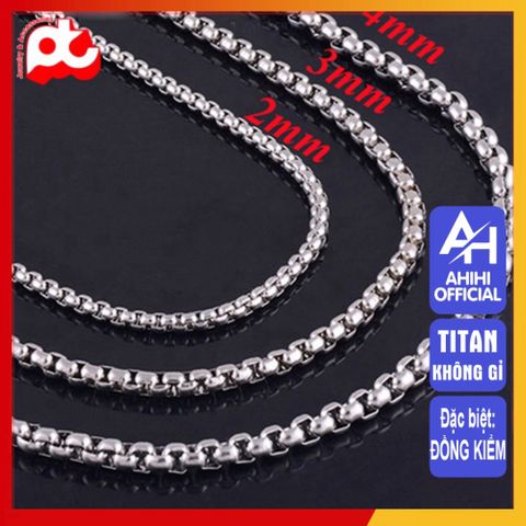 Dây Chuyền Nam Titan Cao Cấp - Dây Xích Sang Trọng Đẳng Cấp, Chống Gỉ Sét, Phụ Kiện Thời Trang Nam Chất Lượng