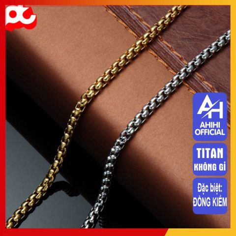 Dây Chuyền Nam Titan Cao Cấp - Dây Xích Sang Trọng Đẳng Cấp, Chống Gỉ Sét, Phụ Kiện Thời Trang Nam Chất Lượng