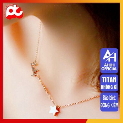 Dây Chuyền Nữ Titan Cao Cấp - Sang Trọng, Tinh Tế, Chống Trầy Xước, An Toàn Cho Da - Quà Tặng Ý Nghĩa Cho Dịp Đặc Biệt