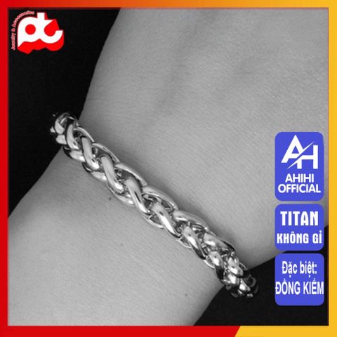 Lắc Tay Titan Cao Cấp Nam - Thiết Kế Sang Trọng, Bền Bỉ Chống Gỉ, Phụ Kiện Thời Trang Đẳng Cấp cho Phái Mạnh
