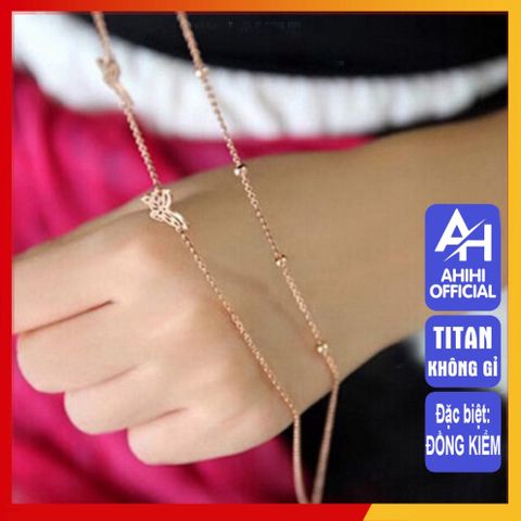 Dây Chuyền Nữ Titan Cao Cấp - Thiết Kế Tinh Tế, Sang Trọng, Chống Trầy Xước, An Toàn Cho Da - Quà Tặng Lý Tưởng Cho Phái Đẹp