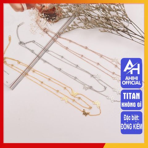 Dây Chuyền Nữ Titan Cao Cấp - Thiết Kế Tinh Tế, Sang Trọng, Chống Trầy Xước, An Toàn Cho Da - Quà Tặng Lý Tưởng Cho Phái Đẹp