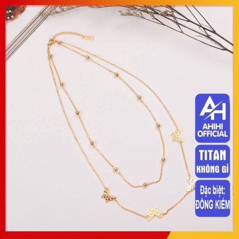 Dây Chuyền Nữ Titan Cao Cấp - Thiết Kế Tinh Tế, Sang Trọng, Chống Trầy Xước, An Toàn Cho Da - Quà Tặng Lý Tưởng Cho Phái Đẹp