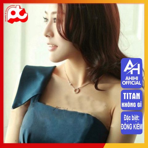 Dây Chuyền Nữ Titan Cao Cấp Sang Trọng - Thiết Kế Tinh Tế, Không Gỉ, An Toàn cho Da - Phụ Kiện Thời Trang Nữ 3H JEWELRY