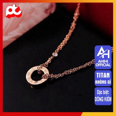 Dây Chuyền Nữ Titan Cao Cấp Sang Trọng - Thiết Kế Tinh Tế, Không Gỉ, An Toàn cho Da - Phụ Kiện Thời Trang Nữ 3H JEWELRY