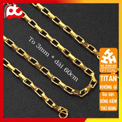 Dây Chuyền Titan Nam Cao Cấp - Thời Trang Mạnh Mẽ và Đẳng Cấp, Chất Liệu Chống Oxy Hóa, Phụ Kiện Nam Tuyệt Vời