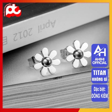 Bông Tai Nữ Titan Cao Cấp - Thanh Lịch, Sang Trọng, Chống Gỉ Sét - Phụ Kiện Thời Trang Nữ Đẹp, An Toàn Cho Da