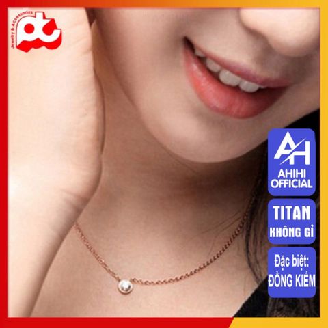 Dây Chuyền Nữ Titan Cao Cấp - Thiết Kế Sang Trọng, Bền Bỉ, An Toàn Cho Da, Nhiều Màu Sắc Để Lựa Chọn - Quà Tặng Hoàn Hảo