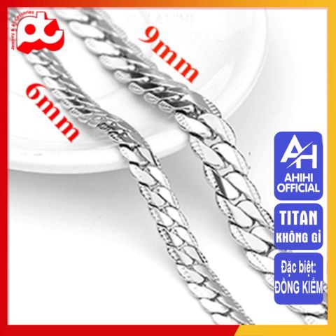 Dây Chuyền Titan Nam Cao Cấp - Phong Cách Mạnh Mẽ, Đẹp, Chống Oxy Hóa, Phụ Kiện Thời Trang Nam Lịch Lãm, Dễ Dàng Điều Chỉnh Kích Cỡ