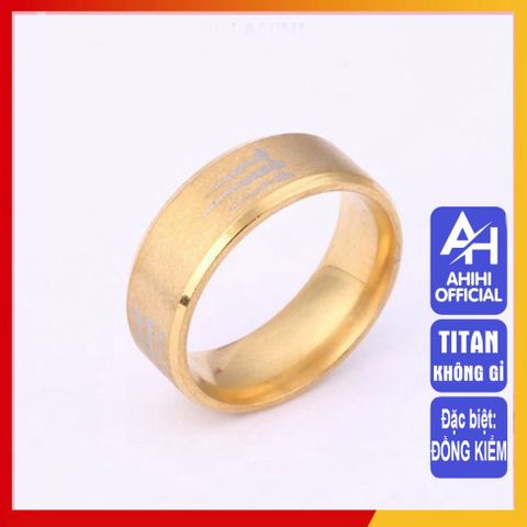 Nhẫn Nam Titan Cao Cấp Chống Gỉ - Thiết Kế Nam Tính, Phong Cách Hiện Đại, Quà Tặng Đặc Biệt cho Phái Mạnh