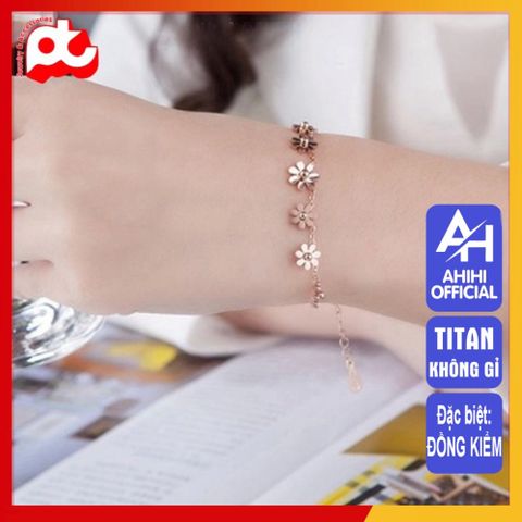 Lắc Tay Nữ Titan Cao Cấp - Trang Sức Sang Trọng, Không Gỉ, Phù Hợp Với Mọi Phong Cách - Lựa Chọn Quà Tặng Ý Nghĩa