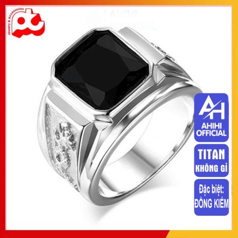 Nhẫn Nam Titan Cao Cấp - Thiết Kế Nam Tính, Kháng Gỉ, Bền Bỉ - Phụ Kiện Thời Trang Đẳng Cấp Cho Đấng Mày Râu