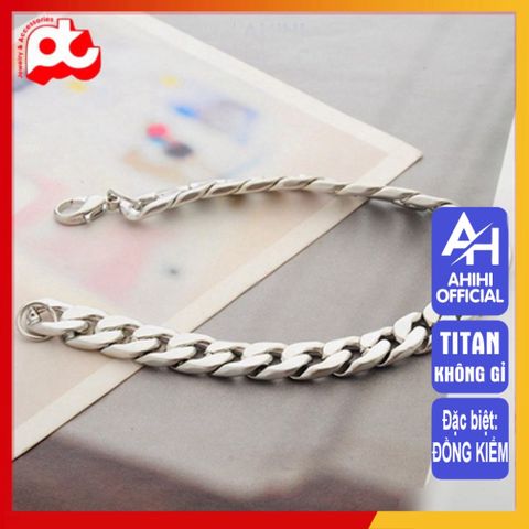Lắc Tay Nam Titan Cao Cấp 5mm - Phong Cách Mạnh Mẽ, Chất Liệu Bền Bỉ, Thiết Kế Thời Thượng - Quà Tặng Ý Nghĩa Cho Phái Mạnh