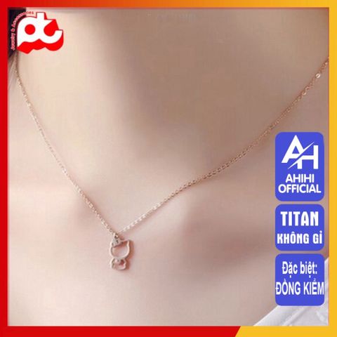 Dây Chuyền Nữ Titan Cao Cấp - Thiết Kế Sang Trọng, Tinh Tế, Chống Trầy Xước - Phụ Kiện Thời Trang Nữ An Toàn Cho Da