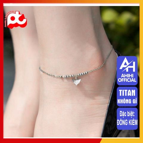 Lắc Chân Nữ Titan Cao Cấp - Thiết Kế Thanh Lịch, Bền Bỉ, Không Gỉ - Trang Sức Thời Trang Phù Hợp Mọi Phong Cách