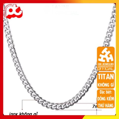 Dây Chuyền Nam Titan Cao Cấp - Phong Cách Mạnh Mẽ, Chống Gỉ, Thời Trang Đẳng Cấp, Quà Tặng Ý Nghĩa cho Đấng Mày Râu