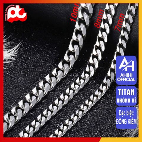 Dây Chuyền Nam Titan Cao Cấp - Phong Cách Mạnh Mẽ, Chống Gỉ, Thời Trang Đẳng Cấp, Quà Tặng Ý Nghĩa cho Đấng Mày Râu