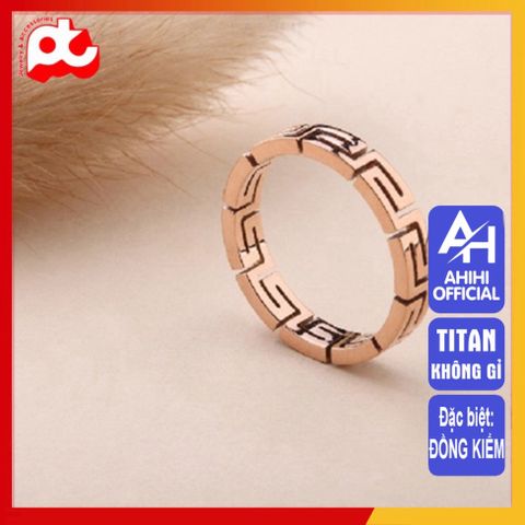 Nhẫn Nữ Titan Cao Cấp - Thiết Kế Thanh Lịch, Bền Bỉ, Chống Gỉ - Quà Tặng Sang Trọng Dành Cho Phụ Nữ
