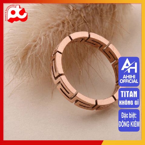 Nhẫn Nữ Titan Cao Cấp - Thiết Kế Thanh Lịch, Bền Bỉ, Chống Gỉ - Quà Tặng Sang Trọng Dành Cho Phụ Nữ