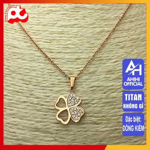 Dây Chuyền Nữ Titan Cao Cấp - Sang Trọng, Bền Bỉ, An Toàn Cho Da - Phụ Kiện Thời Trang Độc Đáo, Đều Có Màu Bạc, Vàng Tươi, Vàng Hồng