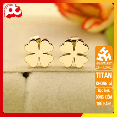 Bông Tai Nữ Titan Cao Cấp - Thiết Kế Thanh Lịch, Không Gỉ, An Toàn Cho Da, Nhiều Màu Sắc, Phụ Kiện Thời Trang Nữ