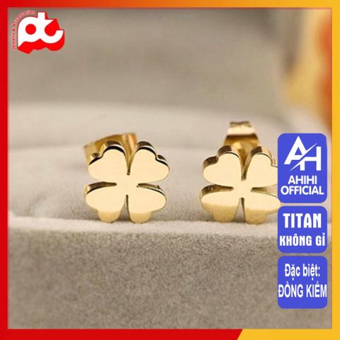 Bông Tai Nữ Titan Cao Cấp - Thiết Kế Thanh Lịch, Không Gỉ, An Toàn Cho Da, Nhiều Màu Sắc, Phụ Kiện Thời Trang Nữ