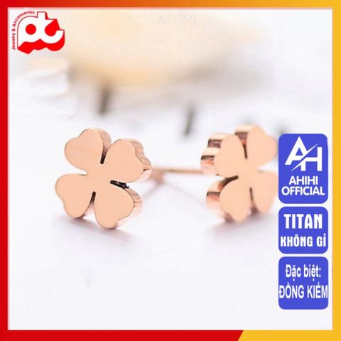 Bông Tai Nữ Titan Cao Cấp - Thiết Kế Thanh Lịch, Không Gỉ, An Toàn Cho Da, Nhiều Màu Sắc, Phụ Kiện Thời Trang Nữ