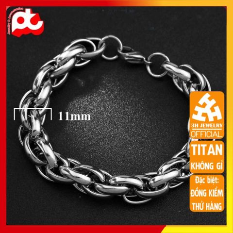 Lắc Tay Nam Titan Cao Cấp - Phong Cách Mạnh Mẽ, Bền Bỉ, Thời Trang Đẳng Cấp Không Gỉ, Quà Tặng Đặc Biệt Cho Phái Mạnh